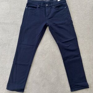 Banana Republic Men's Navy Skinny Fit The Traveler Pant
